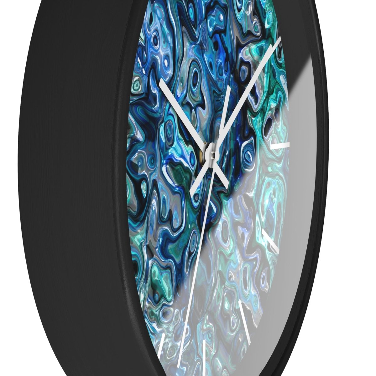 New Zealand Paua Abalone Design Wall Clock 24241828430478528519 Earthbound Pacific