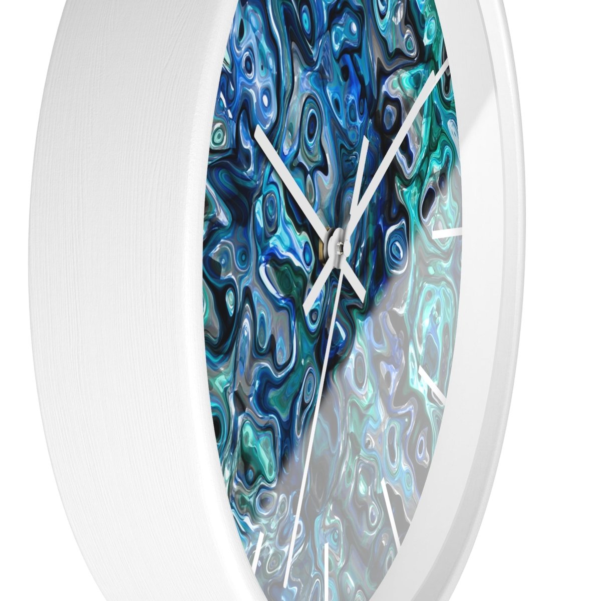 New Zealand Paua Abalone Design Wall Clock 24241828430478528519 Earthbound Pacific