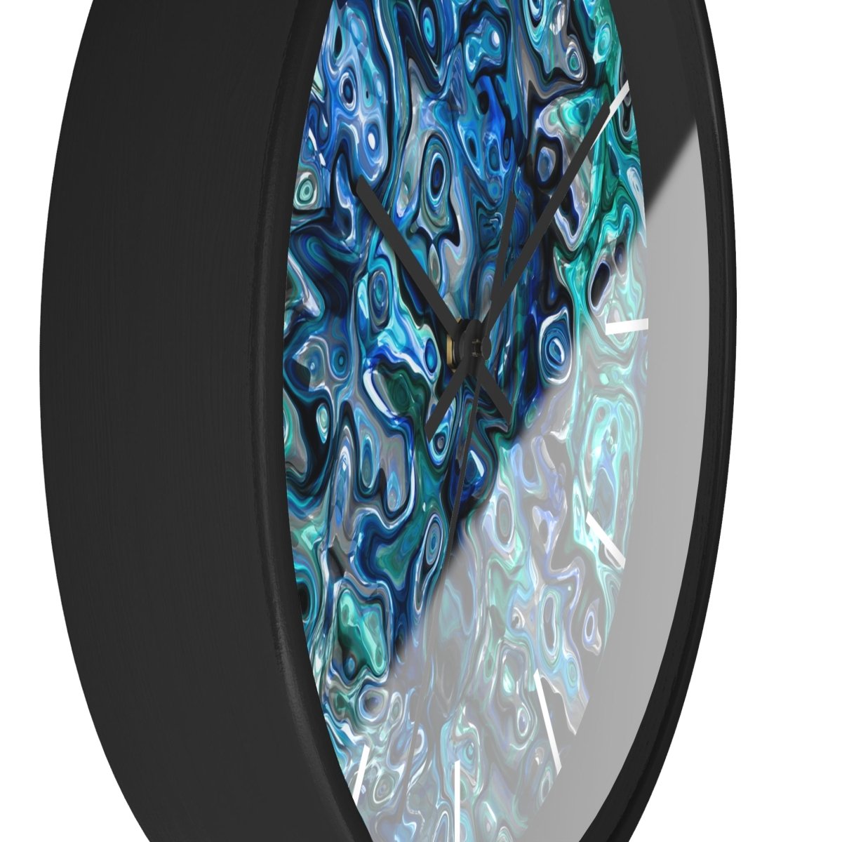 New Zealand Paua Abalone Design Wall Clock 24241828430478528519 Earthbound Pacific