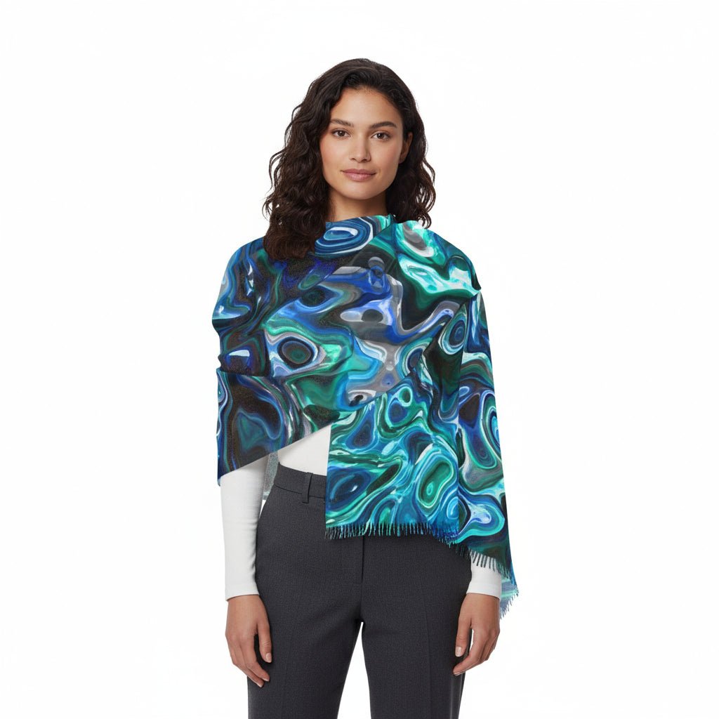 New Zealand Paua Abalone Inspired Light Scarf 87350580879696640935 Earthbound Pacific