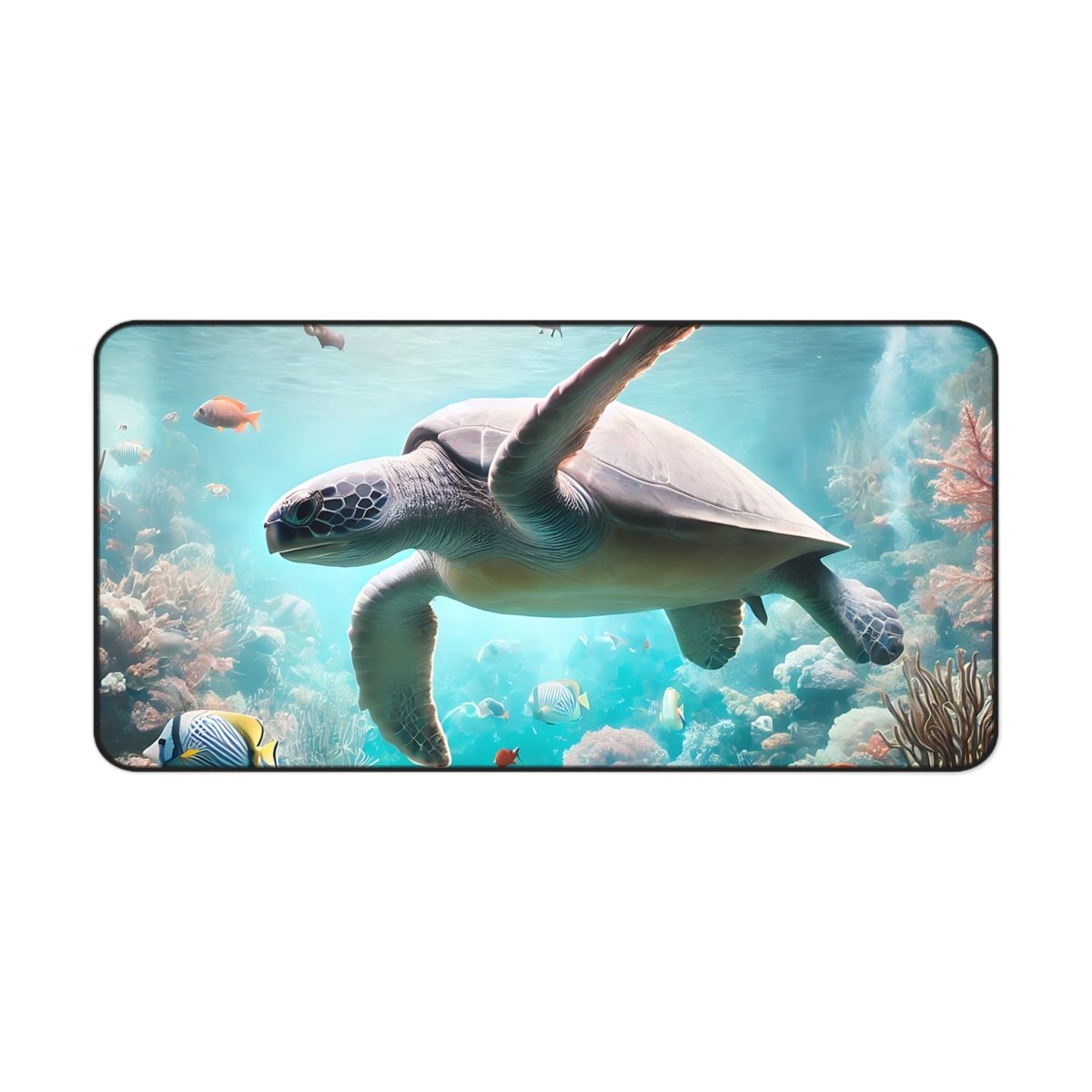 Ocean Turtle Desk Mat - Vibrant Underwater Scene for Home & Office 22421667002763385967 Earthbound Pacific