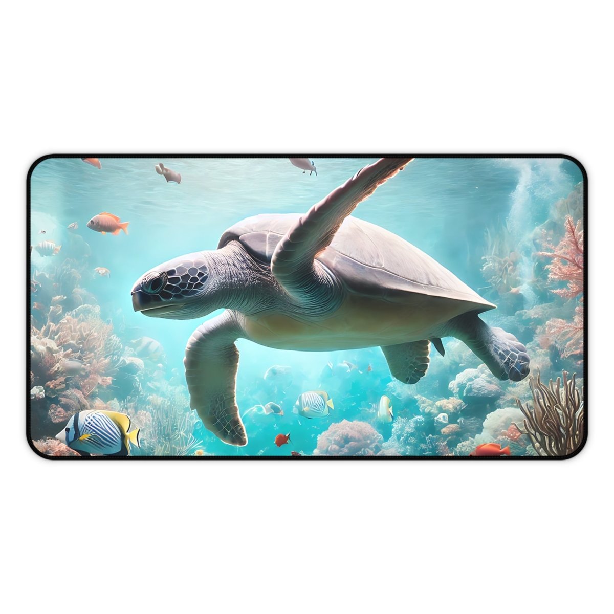 Ocean Turtle Desk Mat - Vibrant Underwater Scene for Home & Office 23030162432381345711 Earthbound Pacific