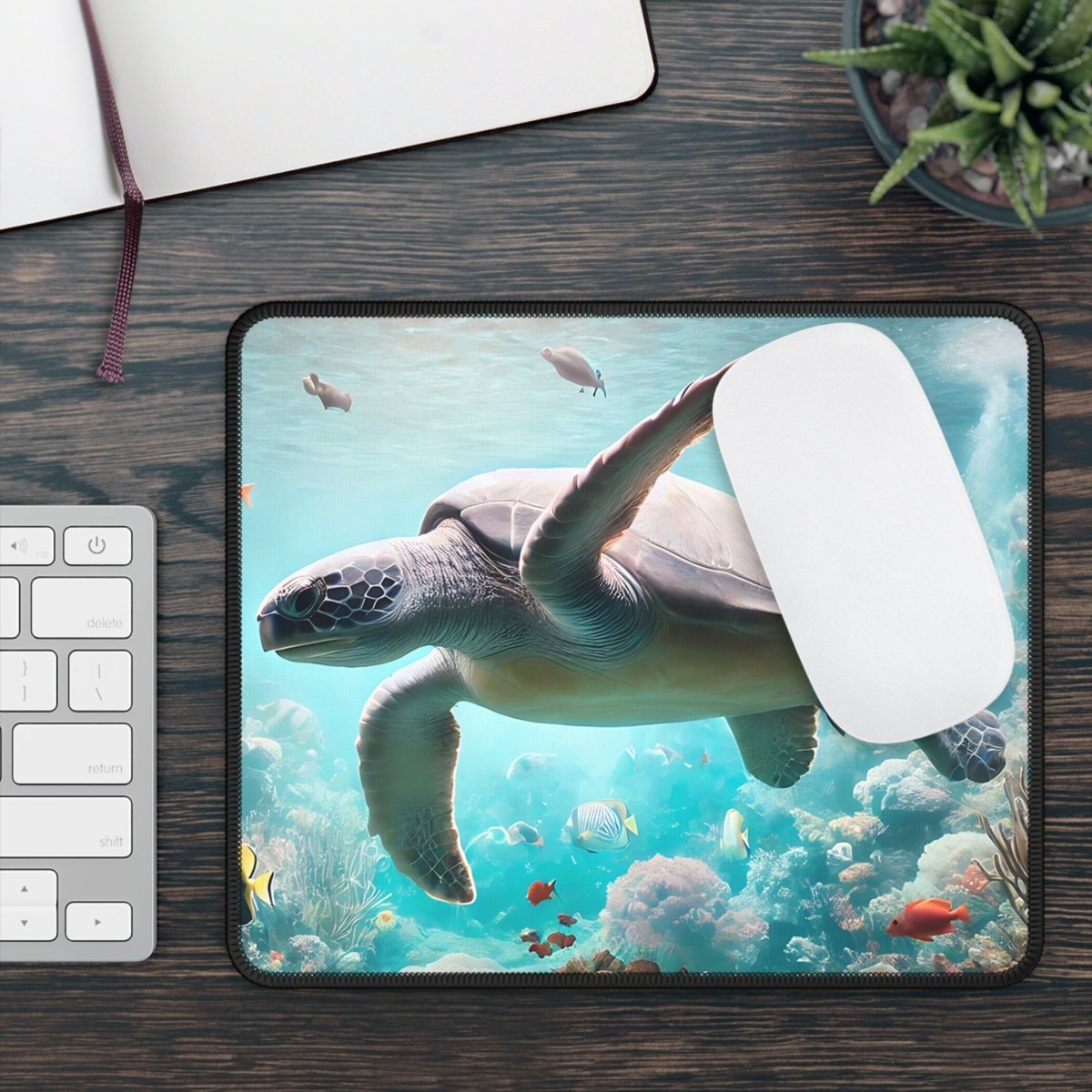 Ocean Turtle Gaming Mouse Pad - Vibrant Marine Design for Gamers & Nature Lovers 12050427289254825815 Earthbound Pacific