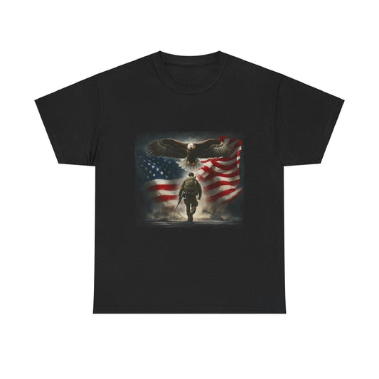 Patriotic Military Tee - Earthbound Pacific