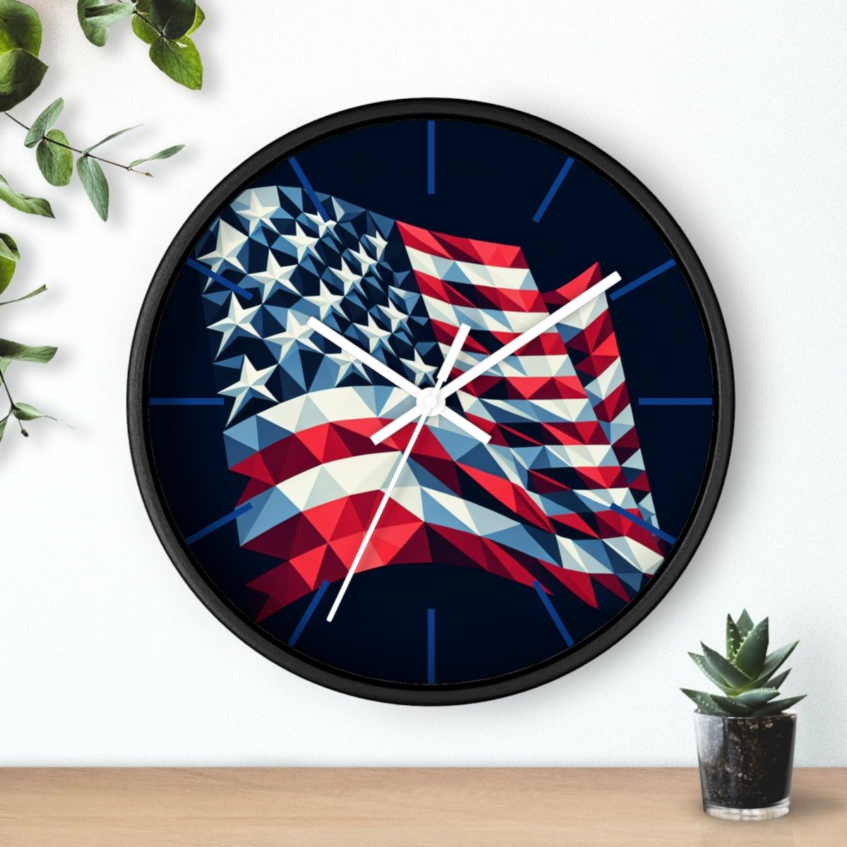 Patriotic Wall Clock - Earthbound Pacific