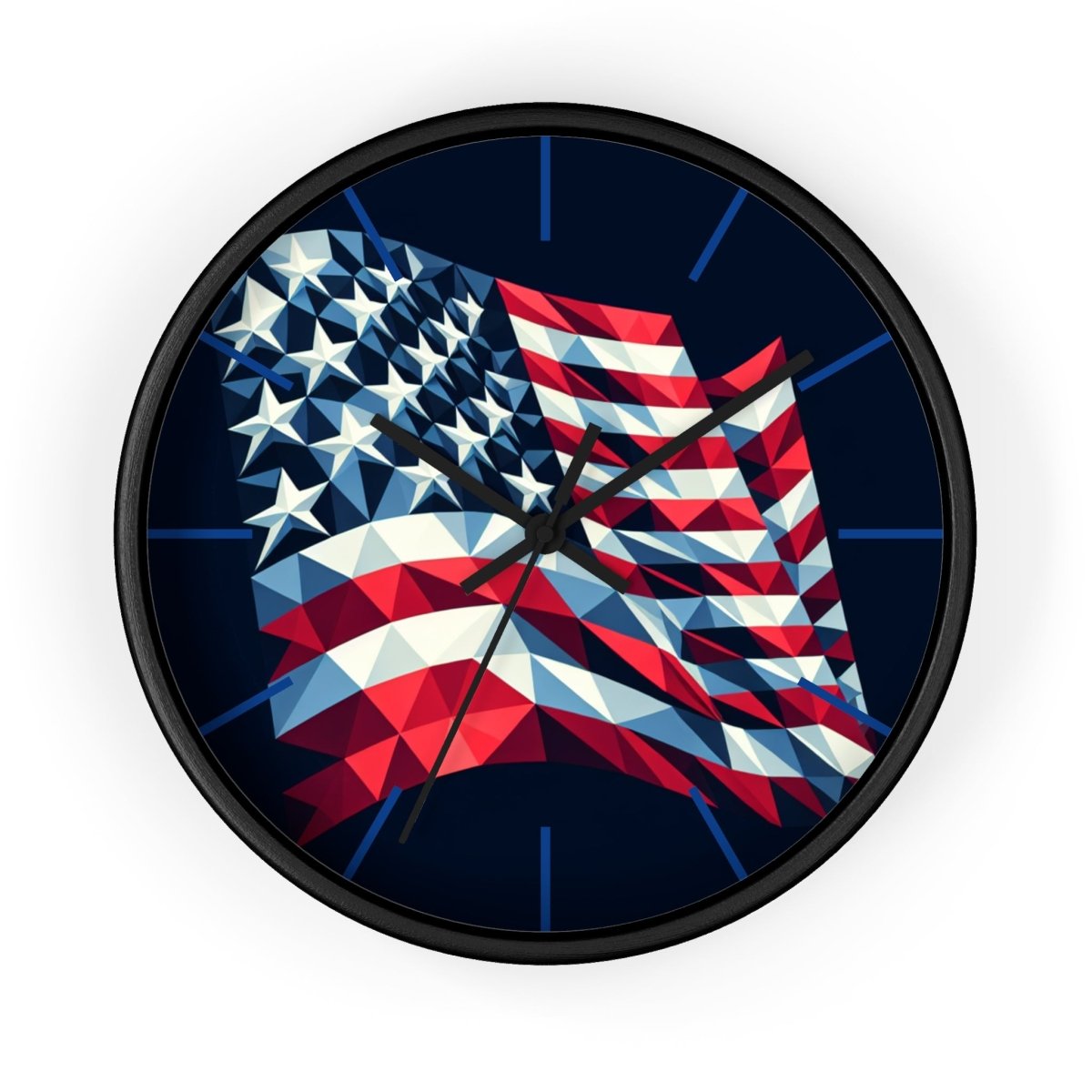 Patriotic Wall Clock - Earthbound Pacific