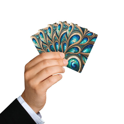 Paua Abalone Cards, Poker Deck, Casino Game Night, Unique Gift, Collectible Playing Cards, Shell Design - Earthbound Pacific