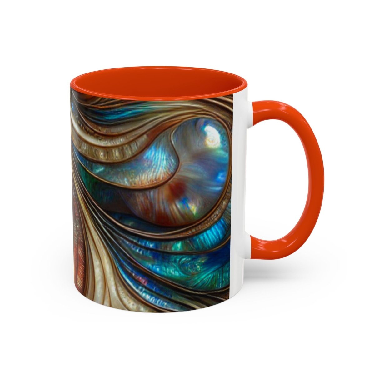 Paua Abalone Mug, Colorful Coffee Cup for New Zealand Inspired Gift, 11oz Tea Mug, Kitchen Decor, Shell Pattern Souvenir, Ocean Theme Cup 58622831453743287562 Earthbound Pacific