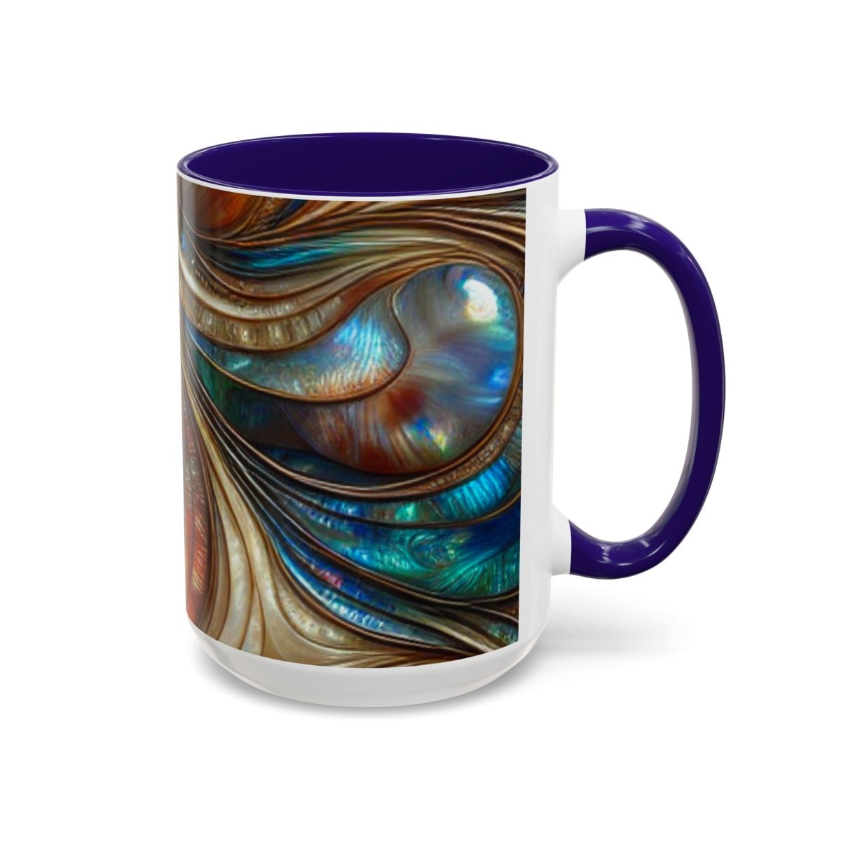 Paua Abalone Mug, Colorful Coffee Cup for New Zealand Inspired Gift, 11oz Tea Mug, Kitchen Decor, Shell Pattern Souvenir, Ocean Theme Cup 58622831453743287562 Earthbound Pacific