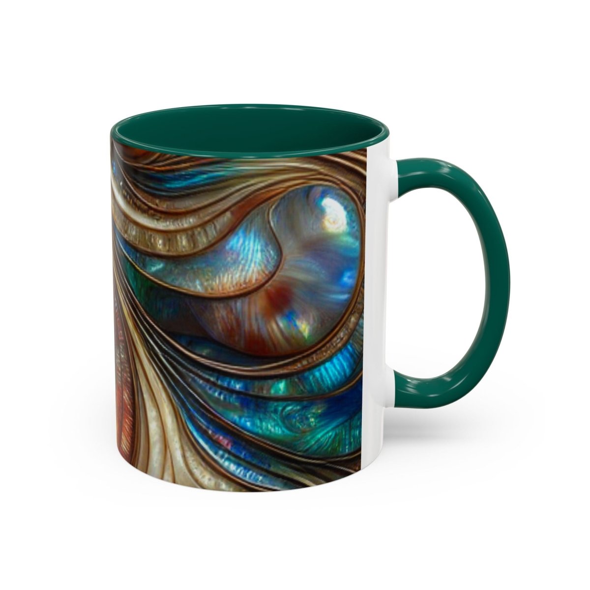 Paua Abalone Mug, Colorful Coffee Cup for New Zealand Inspired Gift, 11oz Tea Mug, Kitchen Decor, Shell Pattern Souvenir, Ocean Theme Cup 58622831453743287562 Earthbound Pacific