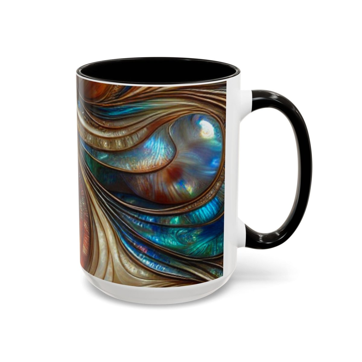 Paua Abalone Mug, Colorful Coffee Cup for New Zealand Inspired Gift, 11oz Tea Mug, Kitchen Decor, Shell Pattern Souvenir, Ocean Theme Cup 58622831453743287562 Earthbound Pacific
