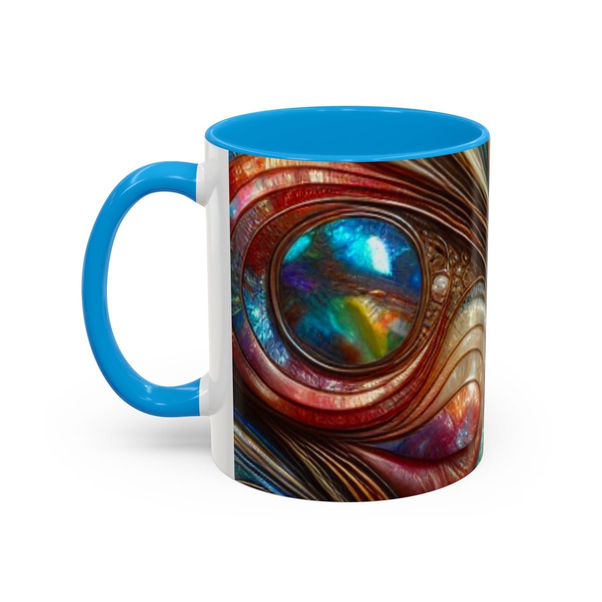 Paua Abalone Mug, Colorful Coffee Cup for New Zealand Inspired Gift, 11oz Tea Mug, Kitchen Decor, Shell Pattern Souvenir, Ocean Theme Cup 58622831453743287562 Earthbound Pacific
