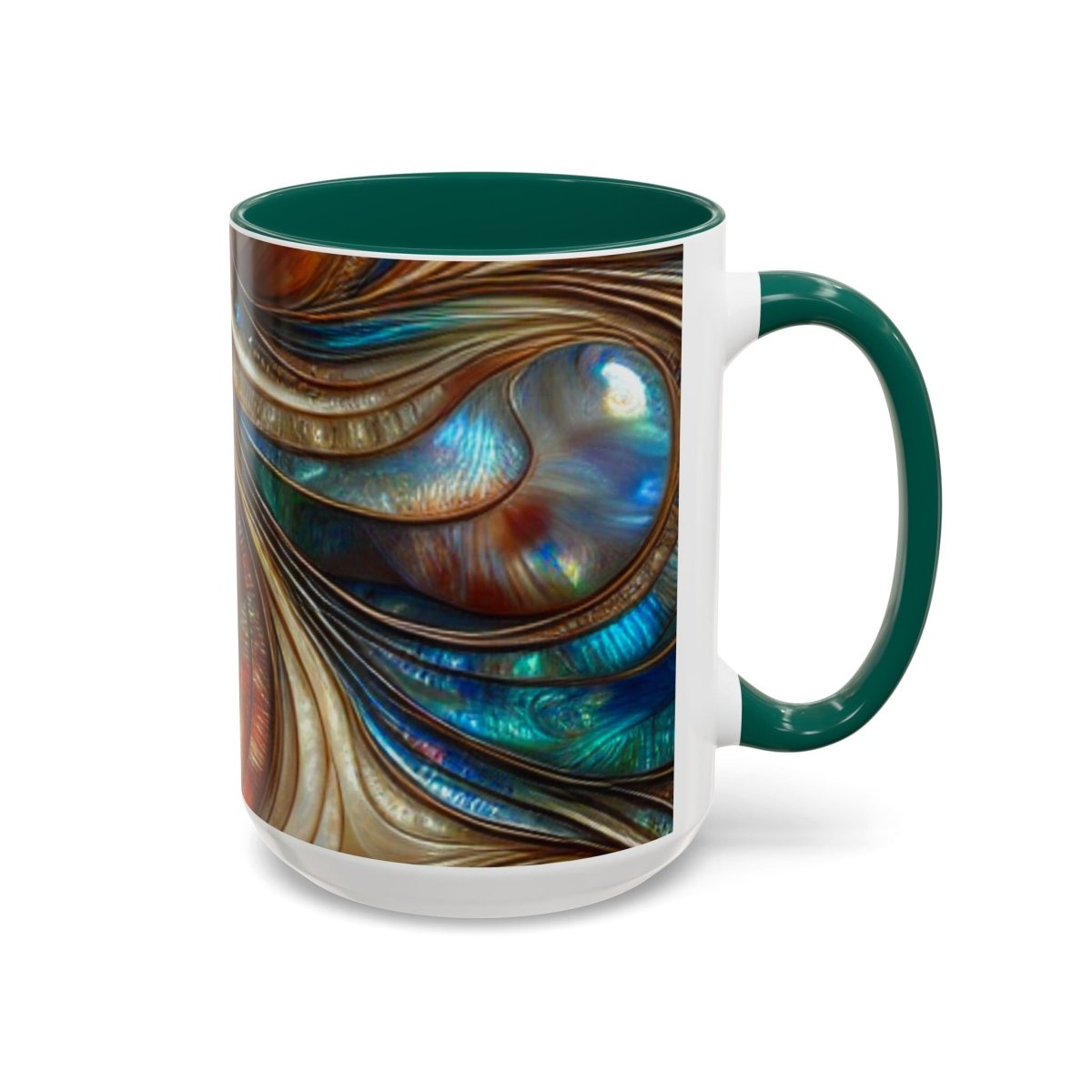 Paua Abalone Mug, Colorful Coffee Cup for New Zealand Inspired Gift, 11oz Tea Mug, Kitchen Decor, Shell Pattern Souvenir, Ocean Theme Cup 58622831453743287562 Earthbound Pacific