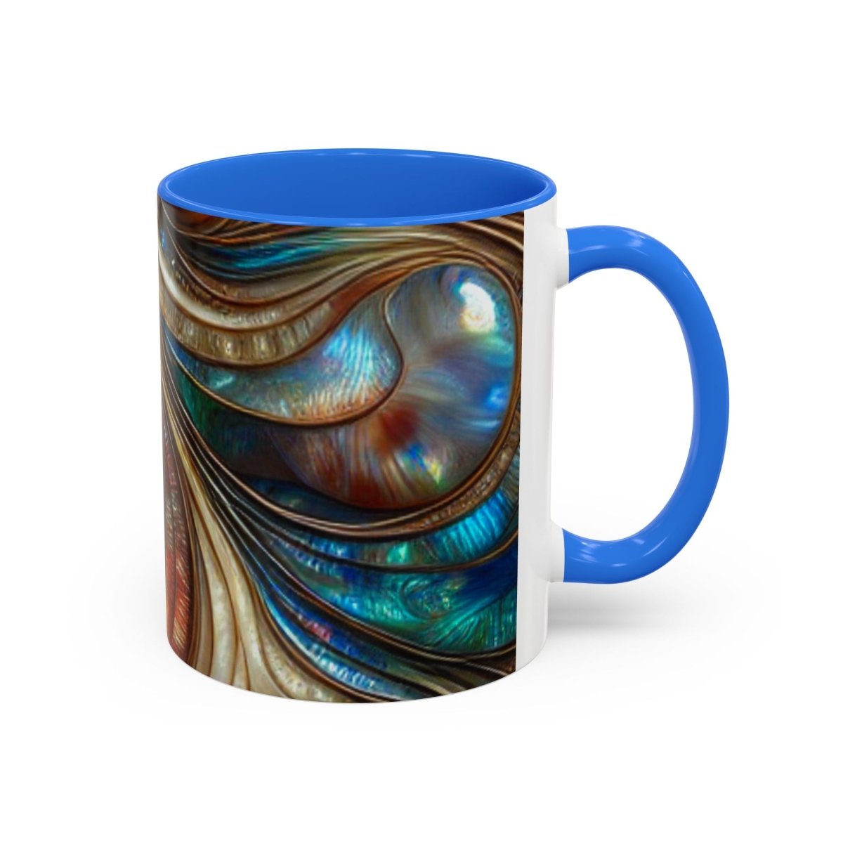 Paua Abalone Mug, Colorful Coffee Cup for New Zealand Inspired Gift, 11oz Tea Mug, Kitchen Decor, Shell Pattern Souvenir, Ocean Theme Cup 58622831453743287562 Earthbound Pacific