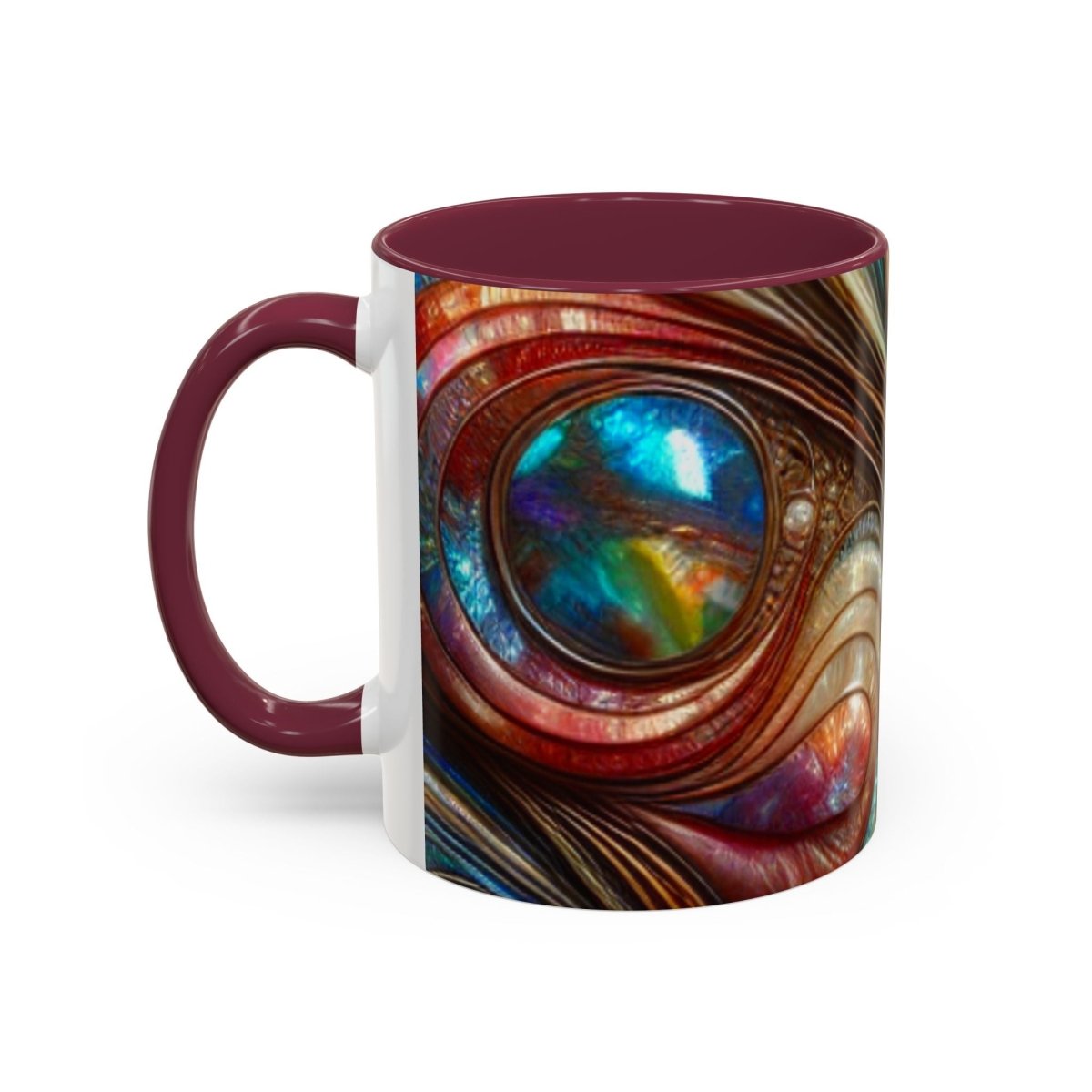 Paua Abalone Mug, Colorful Coffee Cup for New Zealand Inspired Gift, 11oz Tea Mug, Kitchen Decor, Shell Pattern Souvenir, Ocean Theme Cup 58622831453743287562 Earthbound Pacific