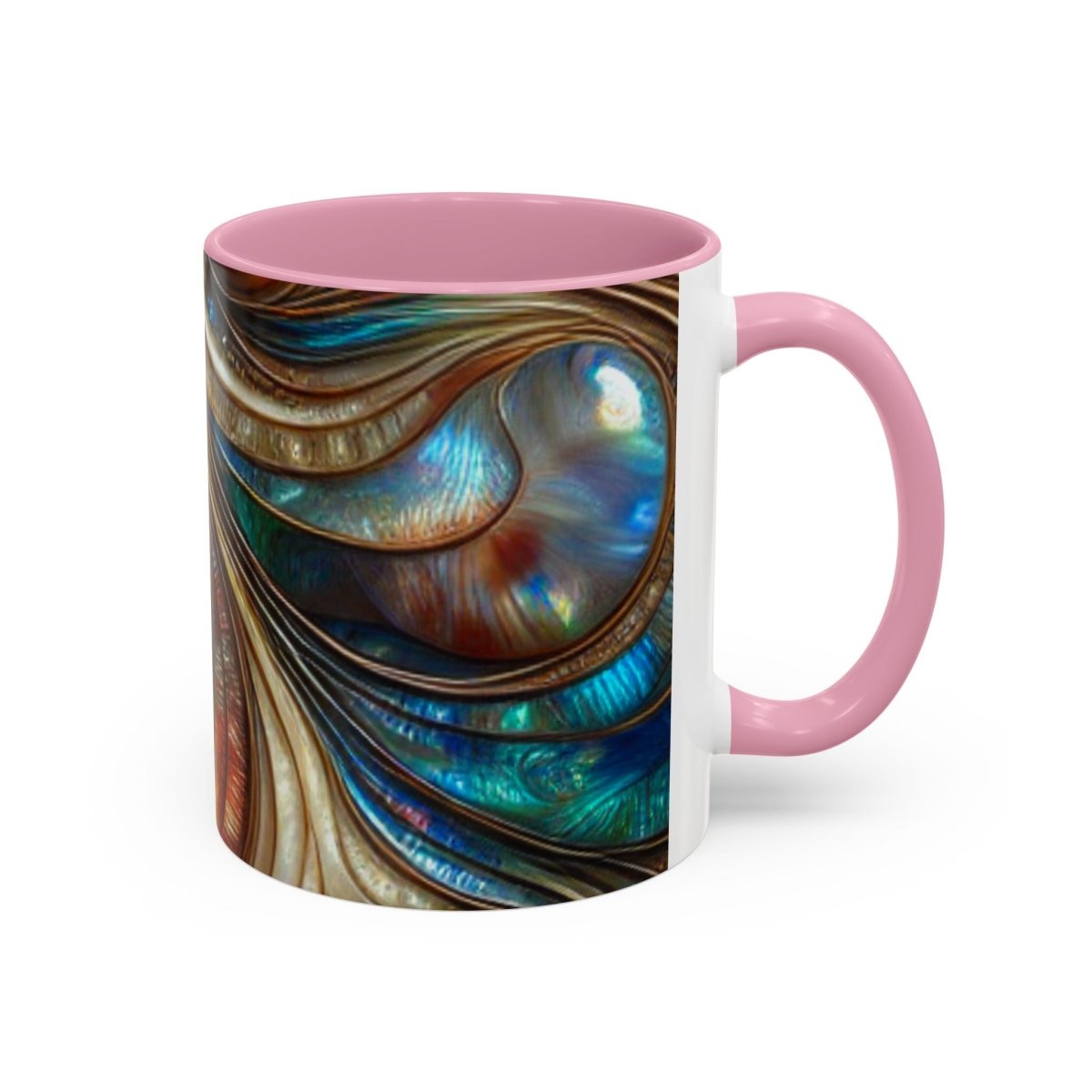 Paua Abalone Mug, Colorful Coffee Cup for New Zealand Inspired Gift, 11oz Tea Mug, Kitchen Decor, Shell Pattern Souvenir, Ocean Theme Cup 58622831453743287562 Earthbound Pacific
