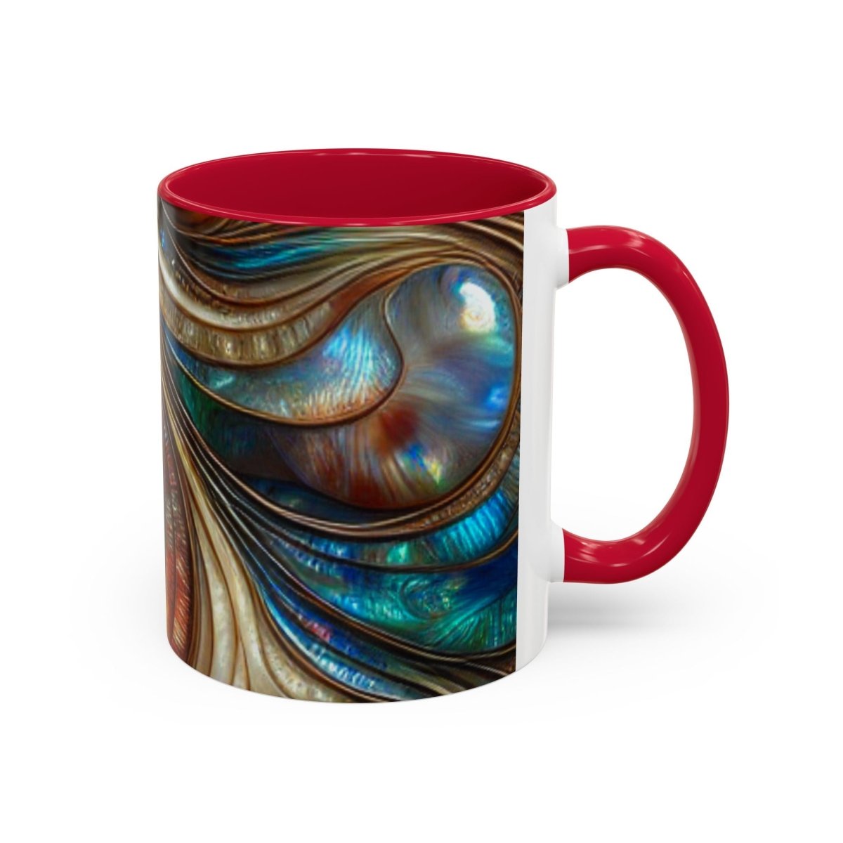 Paua Abalone Mug, Colorful Coffee Cup for New Zealand Inspired Gift, 11oz Tea Mug, Kitchen Decor, Shell Pattern Souvenir, Ocean Theme Cup 58622831453743287562 Earthbound Pacific