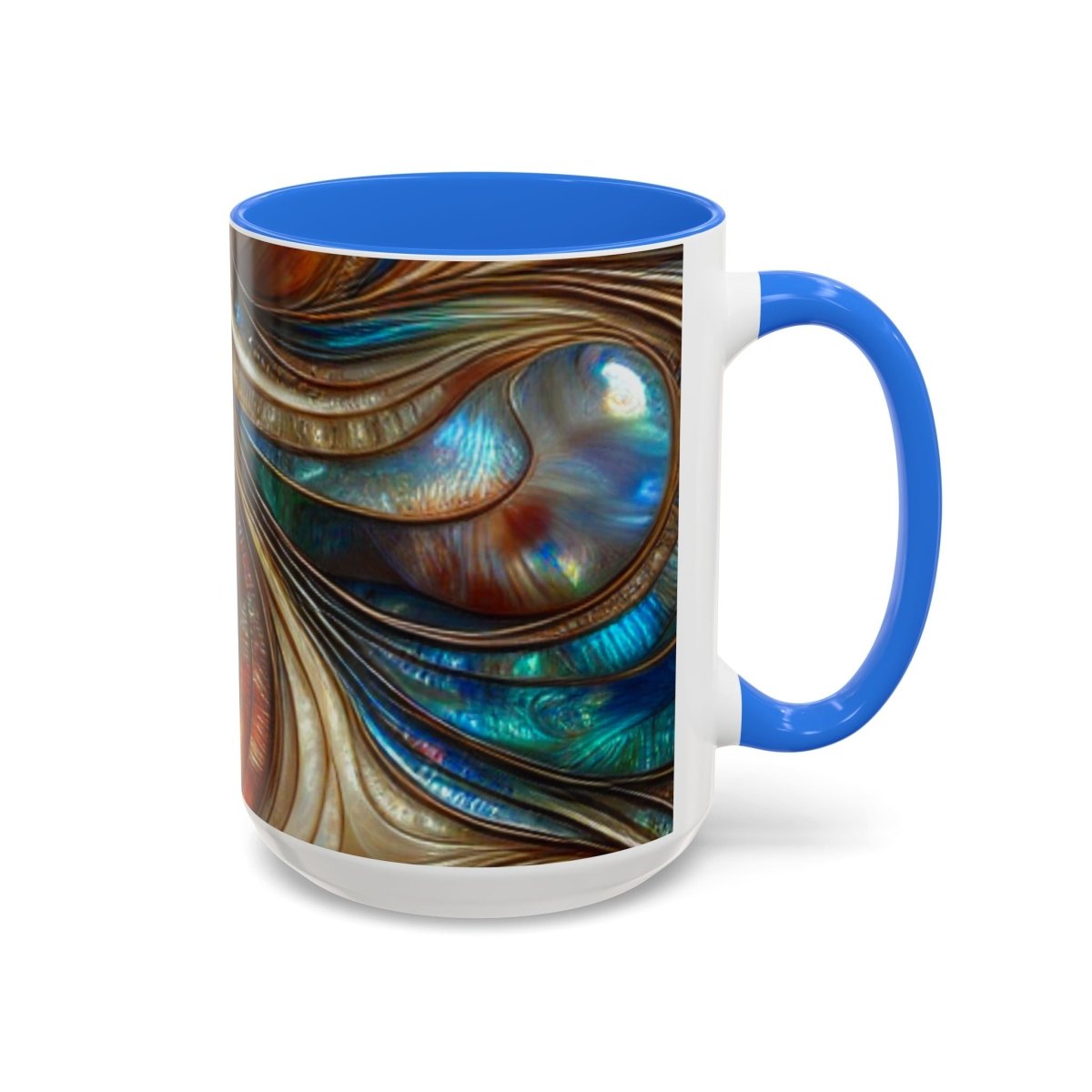 Paua Abalone Mug, Colorful Coffee Cup for New Zealand Inspired Gift, 11oz Tea Mug, Kitchen Decor, Shell Pattern Souvenir, Ocean Theme Cup 58622831453743287562 Earthbound Pacific