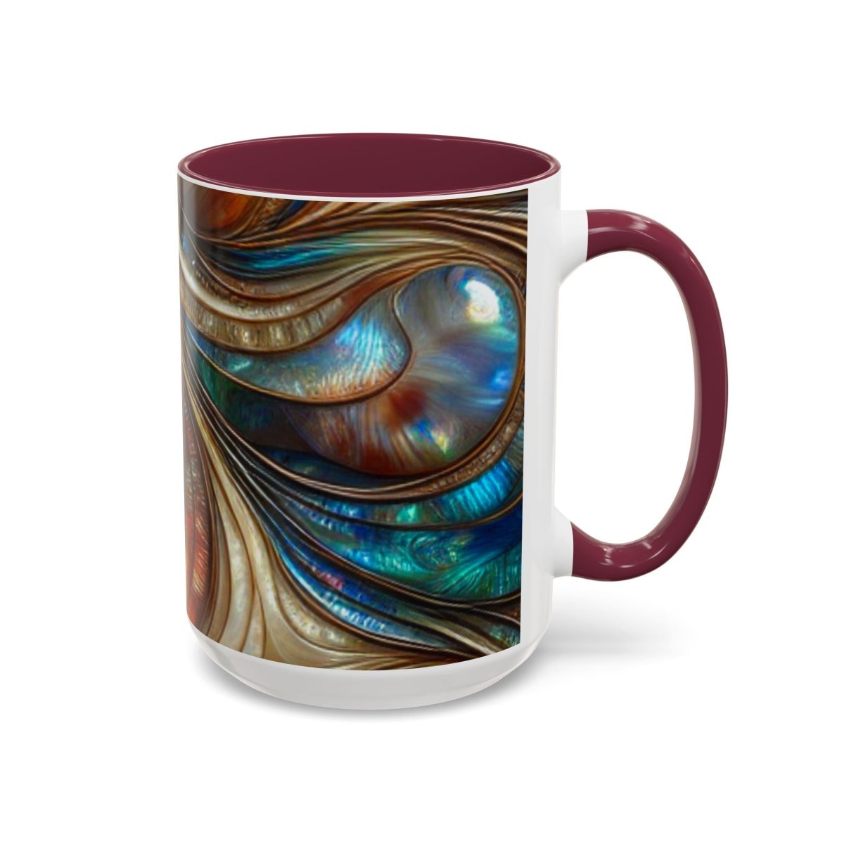 Paua Abalone Mug, Colorful Coffee Cup for New Zealand Inspired Gift, 11oz Tea Mug, Kitchen Decor, Shell Pattern Souvenir, Ocean Theme Cup 58622831453743287562 Earthbound Pacific