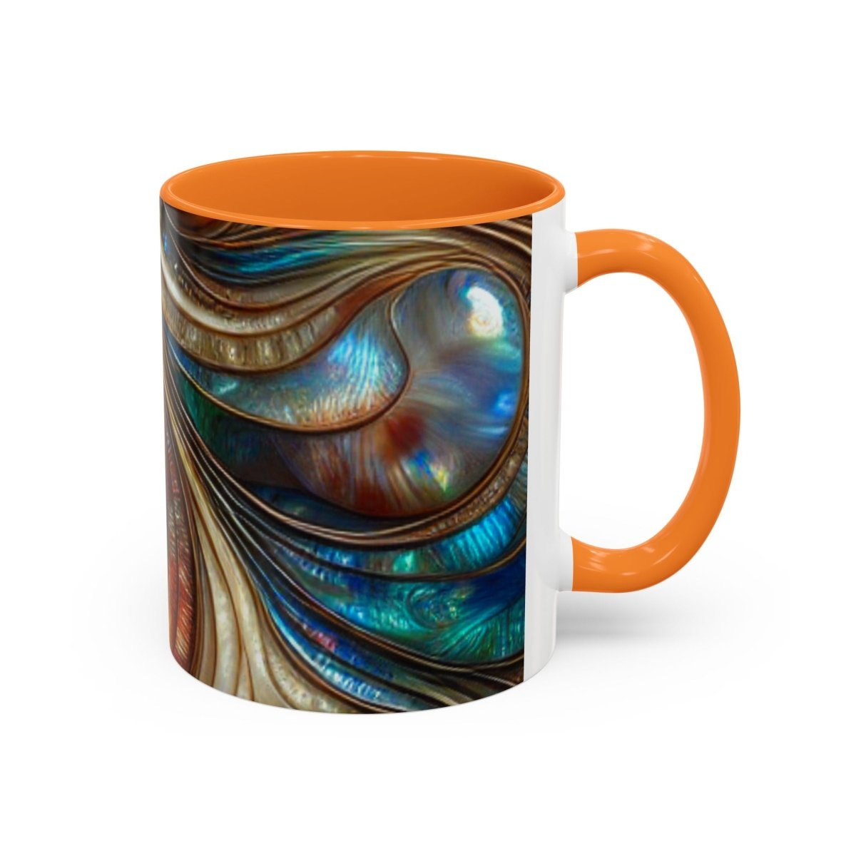 Paua Abalone Mug, Colorful Coffee Cup for New Zealand Inspired Gift, 11oz Tea Mug, Kitchen Decor, Shell Pattern Souvenir, Ocean Theme Cup 58622831453743287562 Earthbound Pacific