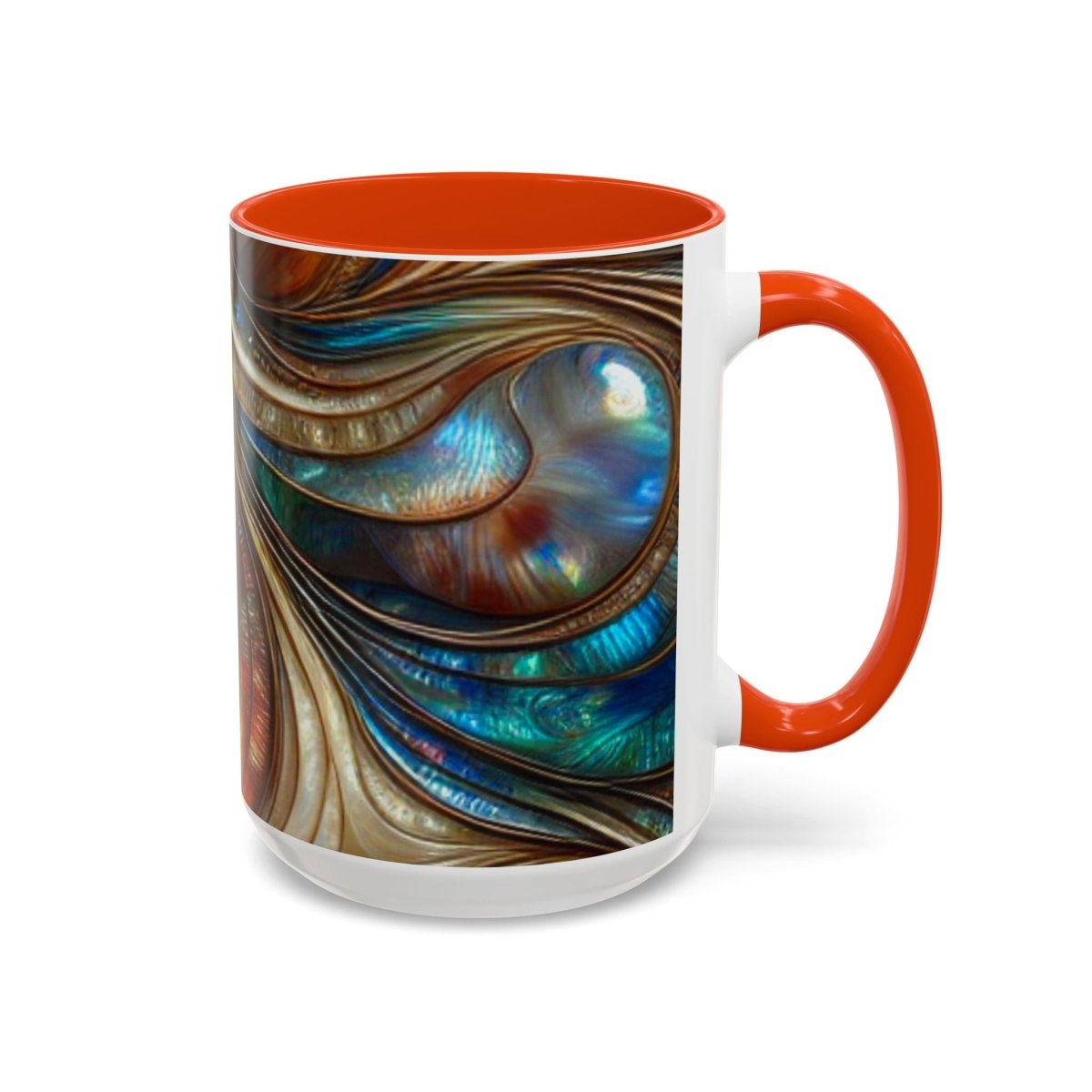 Paua Abalone Mug, Colorful Coffee Cup for New Zealand Inspired Gift, 11oz Tea Mug, Kitchen Decor, Shell Pattern Souvenir, Ocean Theme Cup 58622831453743287562 Earthbound Pacific