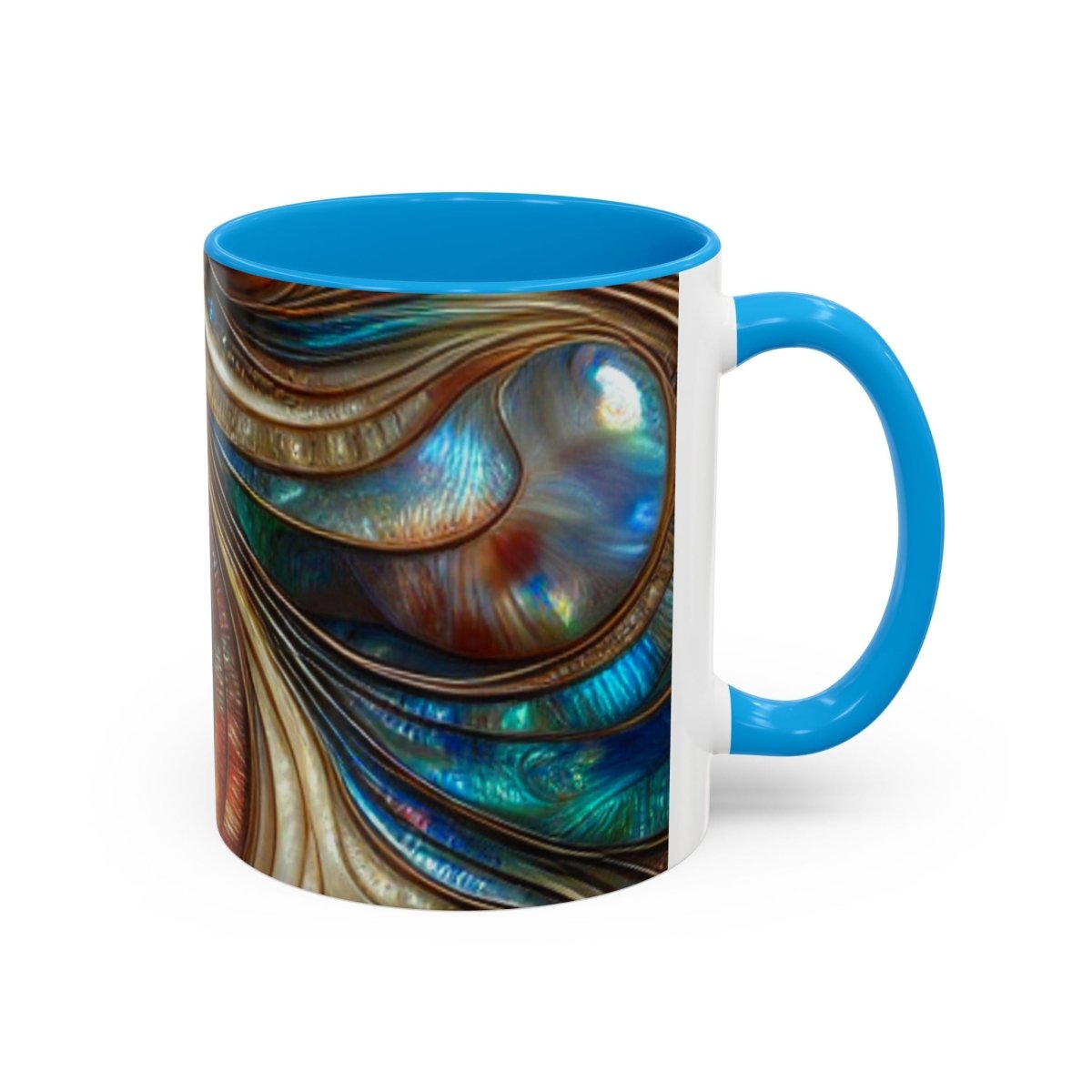 Paua Abalone Mug, Colorful Coffee Cup for New Zealand Inspired Gift, 11oz Tea Mug, Kitchen Decor, Shell Pattern Souvenir, Ocean Theme Cup 58622831453743287562 Earthbound Pacific