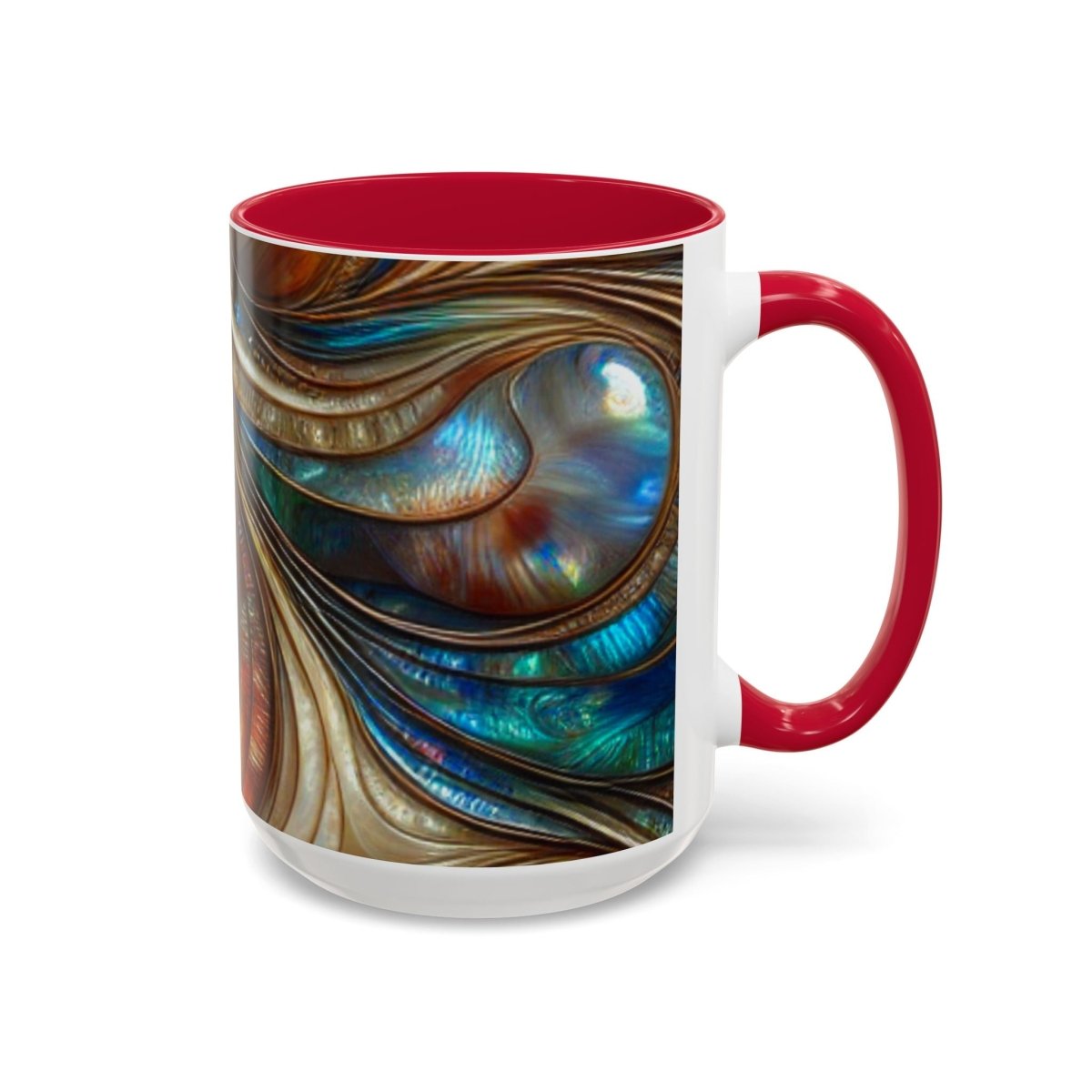Paua Abalone Mug, Colorful Coffee Cup for New Zealand Inspired Gift, 11oz Tea Mug, Kitchen Decor, Shell Pattern Souvenir, Ocean Theme Cup 57100009789037969844 Earthbound Pacific