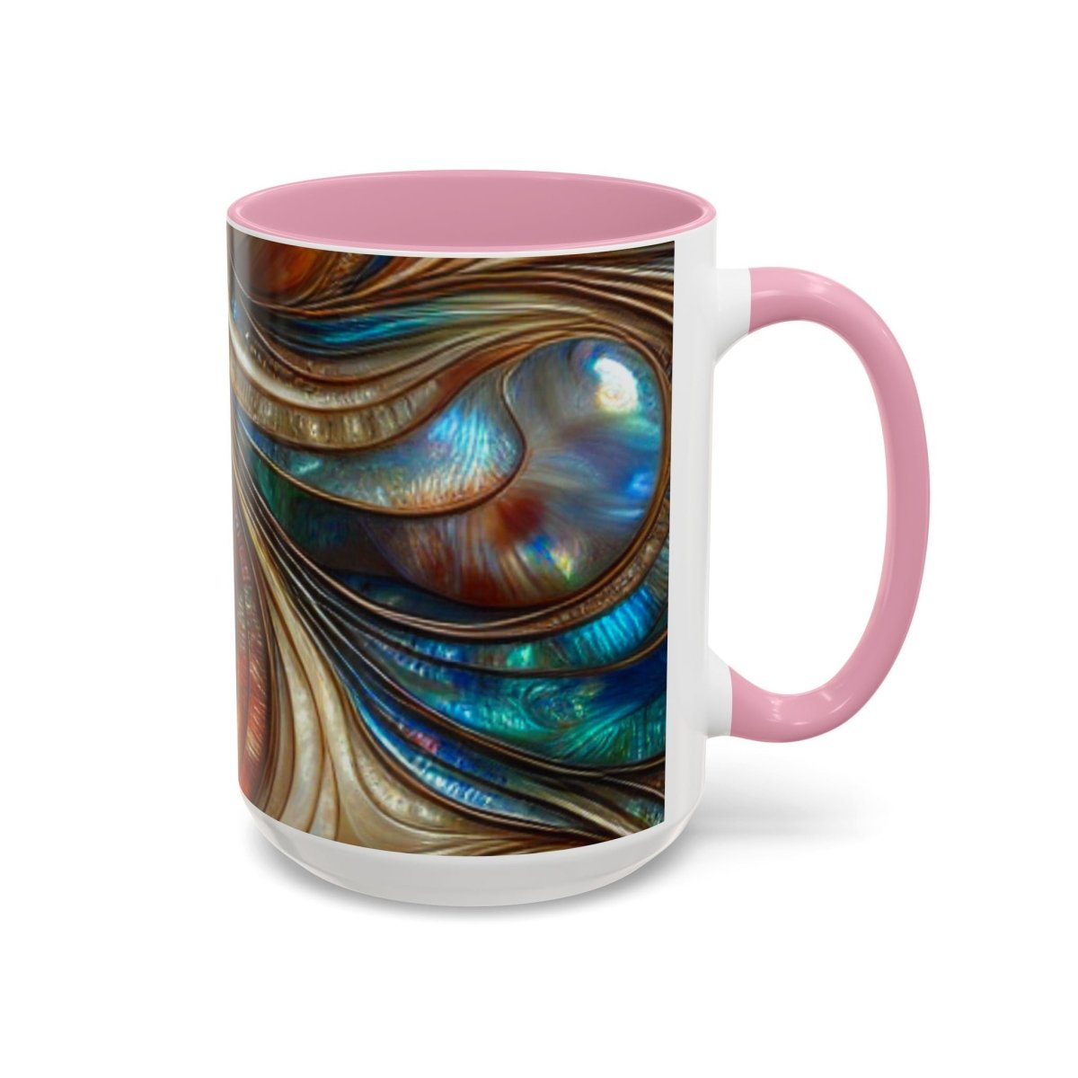 Paua Abalone Mug, Colorful Coffee Cup for New Zealand Inspired Gift, 11oz Tea Mug, Kitchen Decor, Shell Pattern Souvenir, Ocean Theme Cup 58622831453743287562 Earthbound Pacific