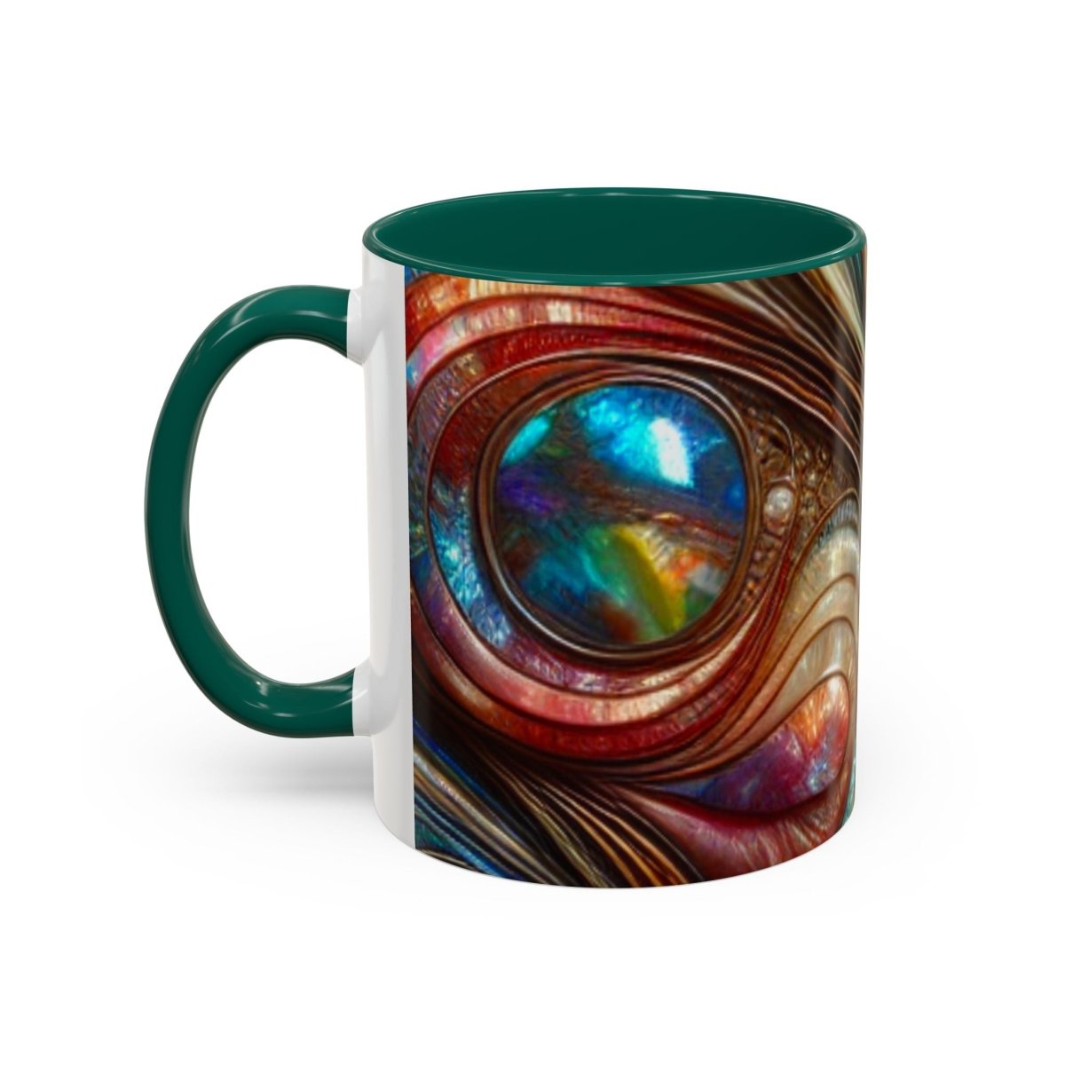 Paua Abalone Mug, Colorful Coffee Cup for New Zealand Inspired Gift, 11oz Tea Mug, Kitchen Decor, Shell Pattern Souvenir, Ocean Theme Cup 58622831453743287562 Earthbound Pacific