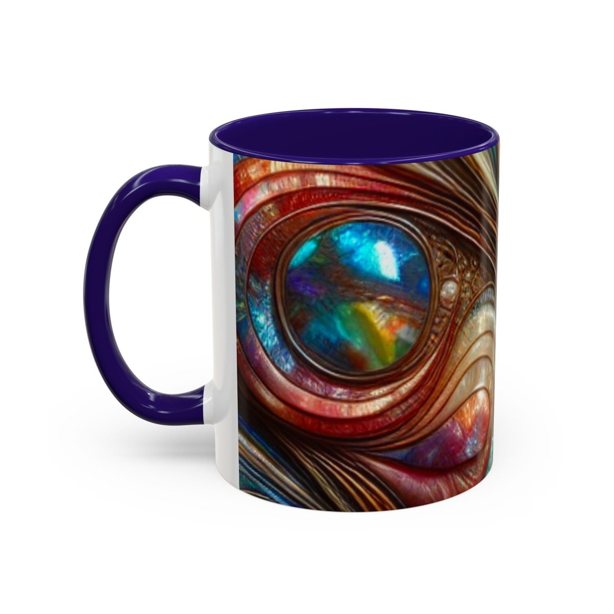 Paua Abalone Mug, Colorful Coffee Cup for New Zealand Inspired Gift, 11oz Tea Mug, Kitchen Decor, Shell Pattern Souvenir, Ocean Theme Cup 58622831453743287562 Earthbound Pacific