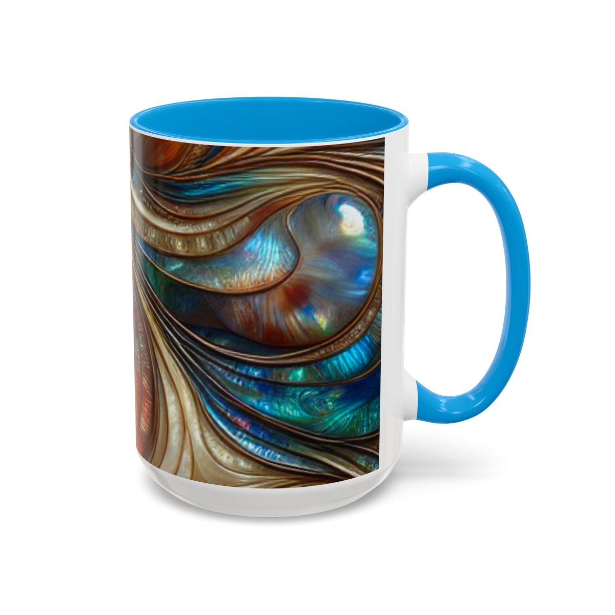 Paua Abalone Mug, Colorful Coffee Cup for New Zealand Inspired Gift, 11oz Tea Mug, Kitchen Decor, Shell Pattern Souvenir, Ocean Theme Cup 58622831453743287562 Earthbound Pacific