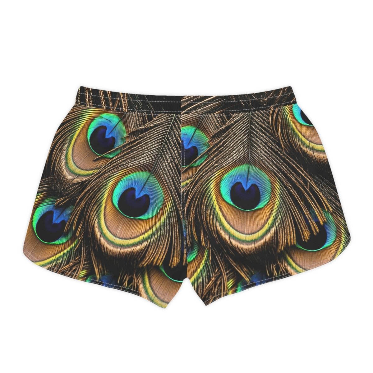 Peacock Shorts, Summer Fashion, Boho Chic, Beachwear, Resort Wear, Vacation Outfit - Earthbound Pacific