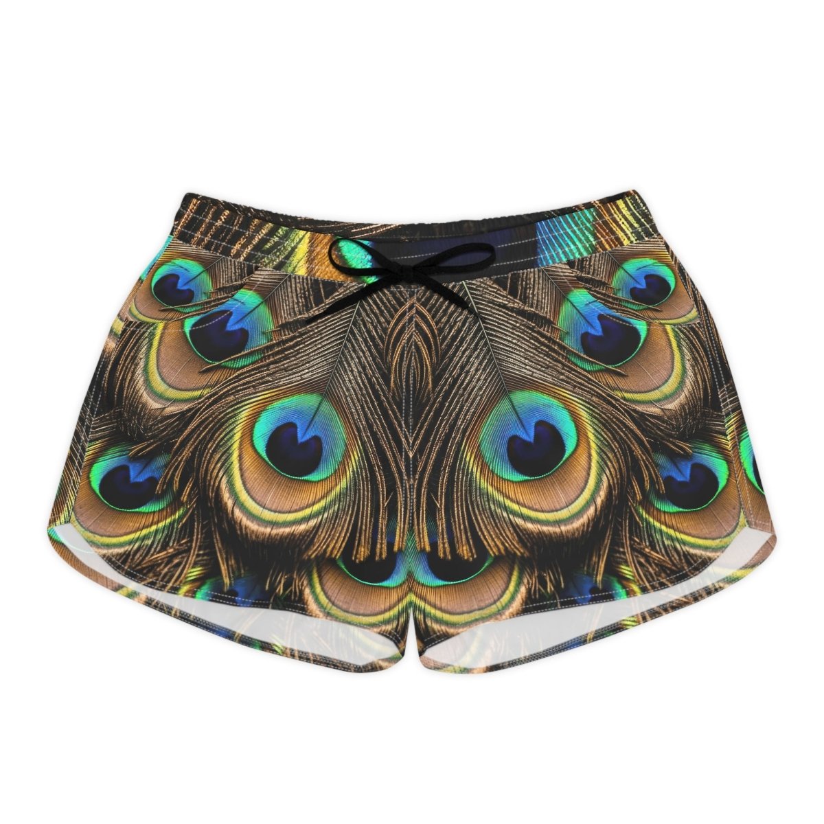 Peacock Shorts, Summer Fashion, Boho Chic, Beachwear, Resort Wear, Vacation Outfit - Earthbound Pacific