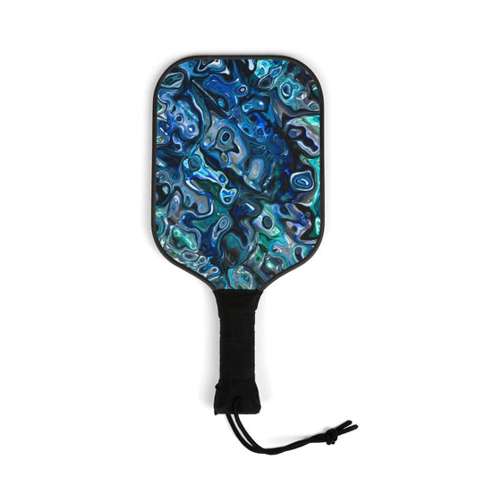 Pickleball Kit with New Zealand Paua Abalone Design 12976806406021032211 Earthbound Pacific