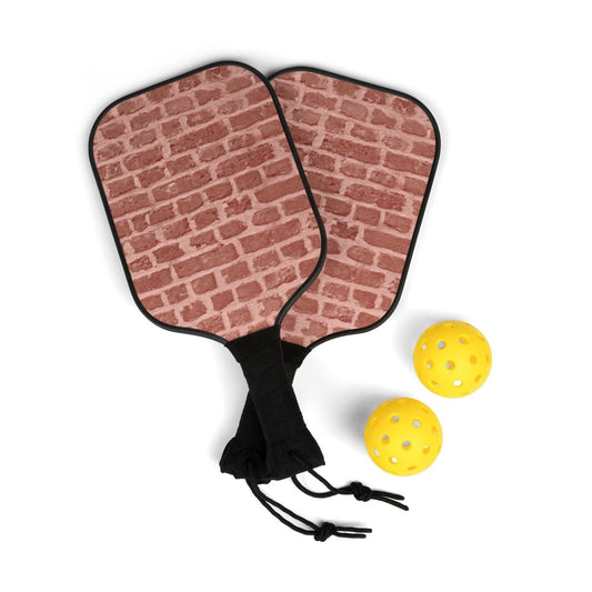 Pickleball Paddle Set with Brick Pattern - Perfect for Sports Lovers 88069960071341636659 Earthbound Pacific