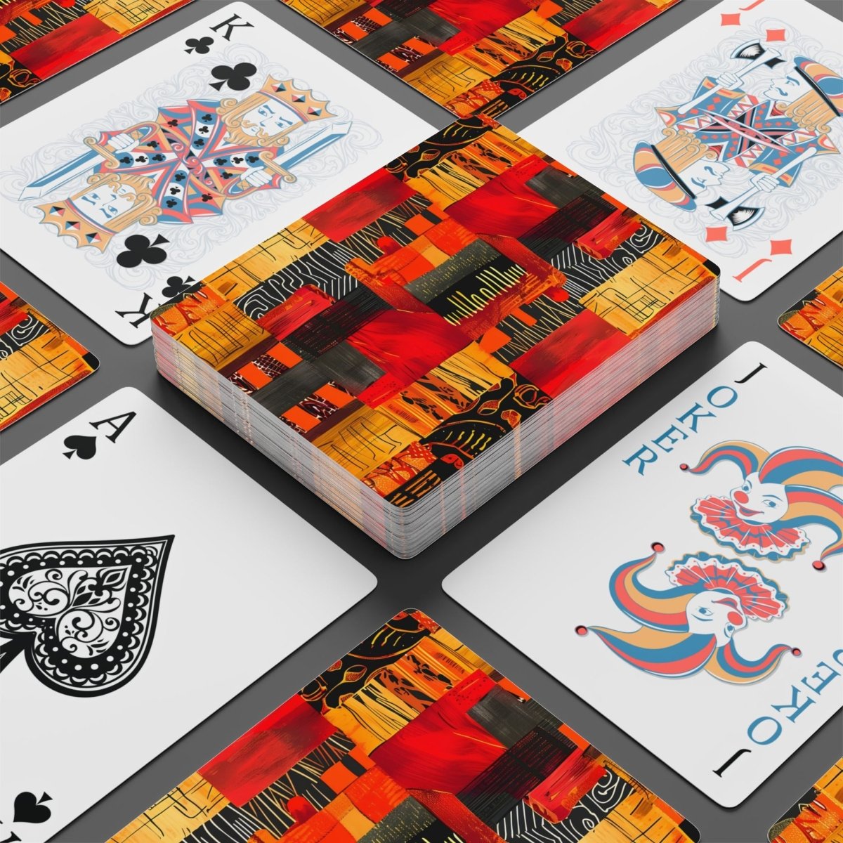 Playing Cards - Africa Inspired Design Poker Playing Cards 31294103956334654100 Earthbound Pacific