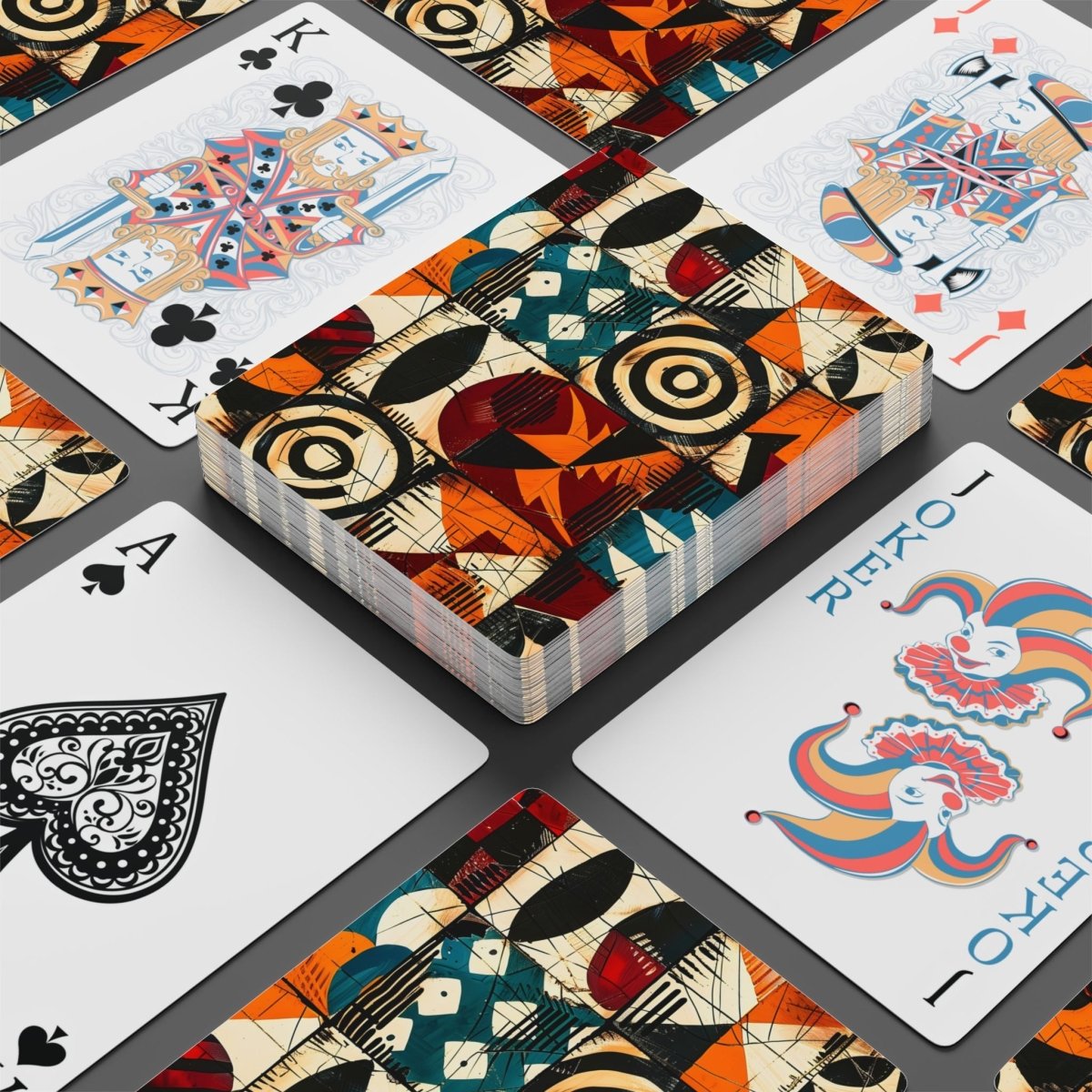 Playing Cards - Africa Inspired Poker Playing Cards 12745410394549920556 Earthbound Pacific