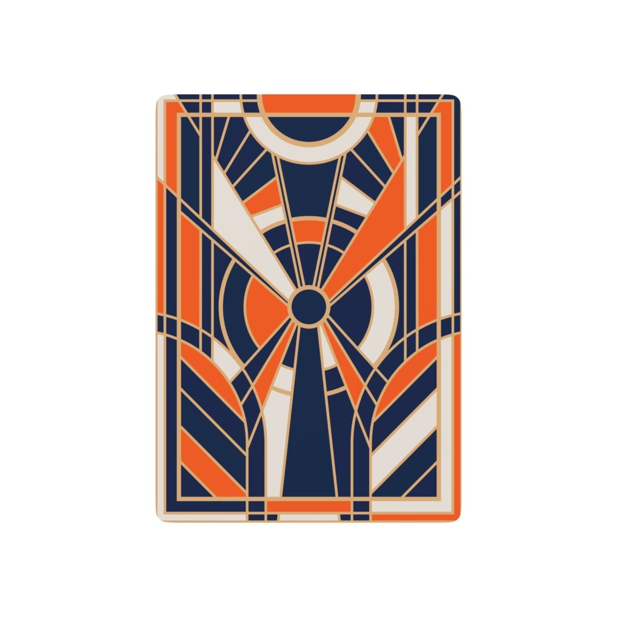 Playing Cards, Art Deco Vintage Retro Design Deck, Casino Game Night Supplies - Earthbound Pacific