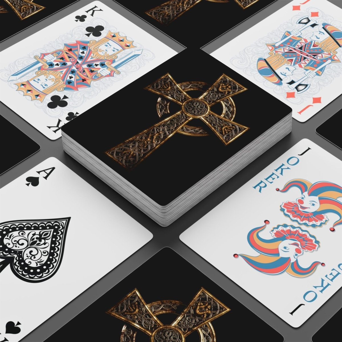 Playing Cards, Celtic Cross Design 30874342389043643421 Earthbound Pacific