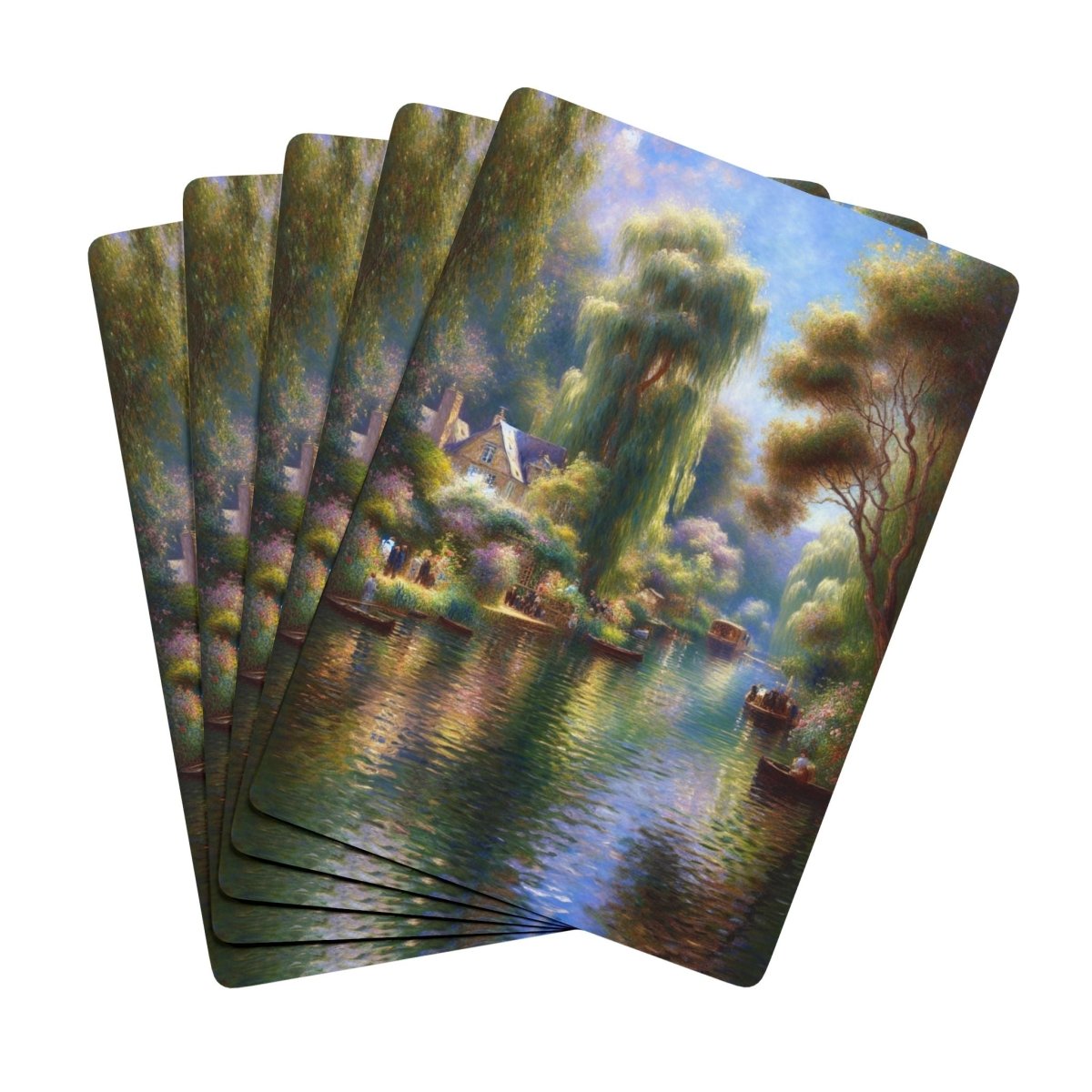 Playing Cards Deck, Claude Monet Oil painting inspired Poker Cards, Artistic Gaming Deck, Collector's Card Set, Unique Gift for Artists and - Earthbound Pacific