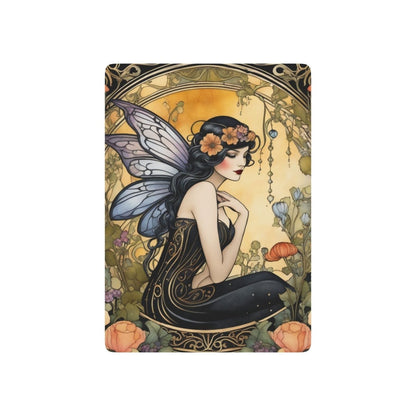 Poker Cards, Art Deco Fairy Deck for Card Game Nights - Tarot, Magic, Fortune Telling, Unique Collectible Gift, Novelty Games - Earthbound Pacific