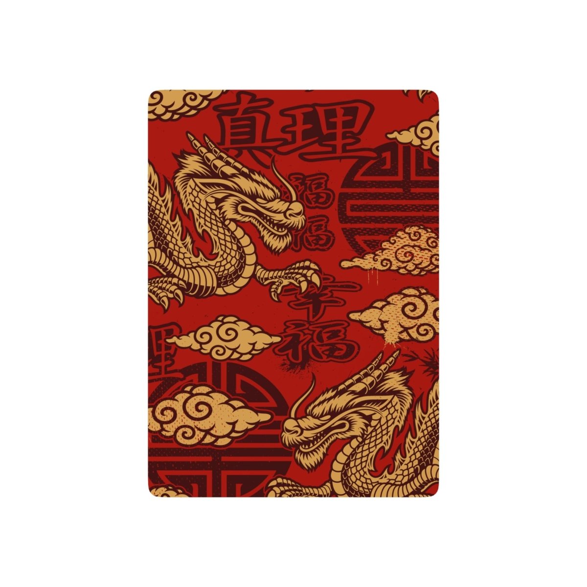 Poker Cards, Chinese Dragon Design Playing Card Deck - Customizable Game Night Card Deck, Unique Gift for Card Players, Poker Lovers, - Earthbound Pacific