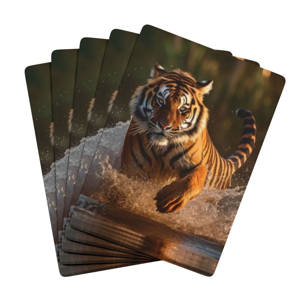 Poker Cards, Tiger Design Poker Deck - Fun Card Game Night, Unique Gift for Gamers, Casino Theme Party, Playing Card Collector, Deck of - Earthbound Pacific