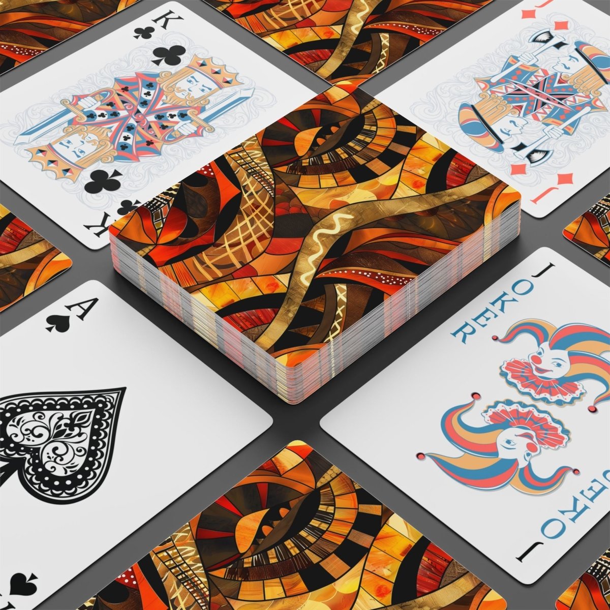 Poker Playing Cards - Africa Inspired 99689031407603291761 Earthbound Pacific