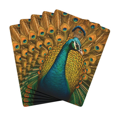 Poker Playing Cards, Colorful Peacock Poker Deck - Fun Game Night Entertainment, Unique Gift Idea, Card Game Collectible, Custom Deck of - Earthbound Pacific