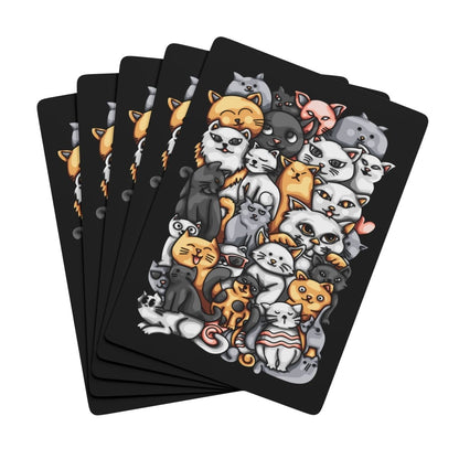 Poker Playing Cards, Crazy Cats Casino Poker Deck - Fun Gift, Cat Lover, Game Night, Novelty Deck, Unique Playing Cards - Earthbound Pacific