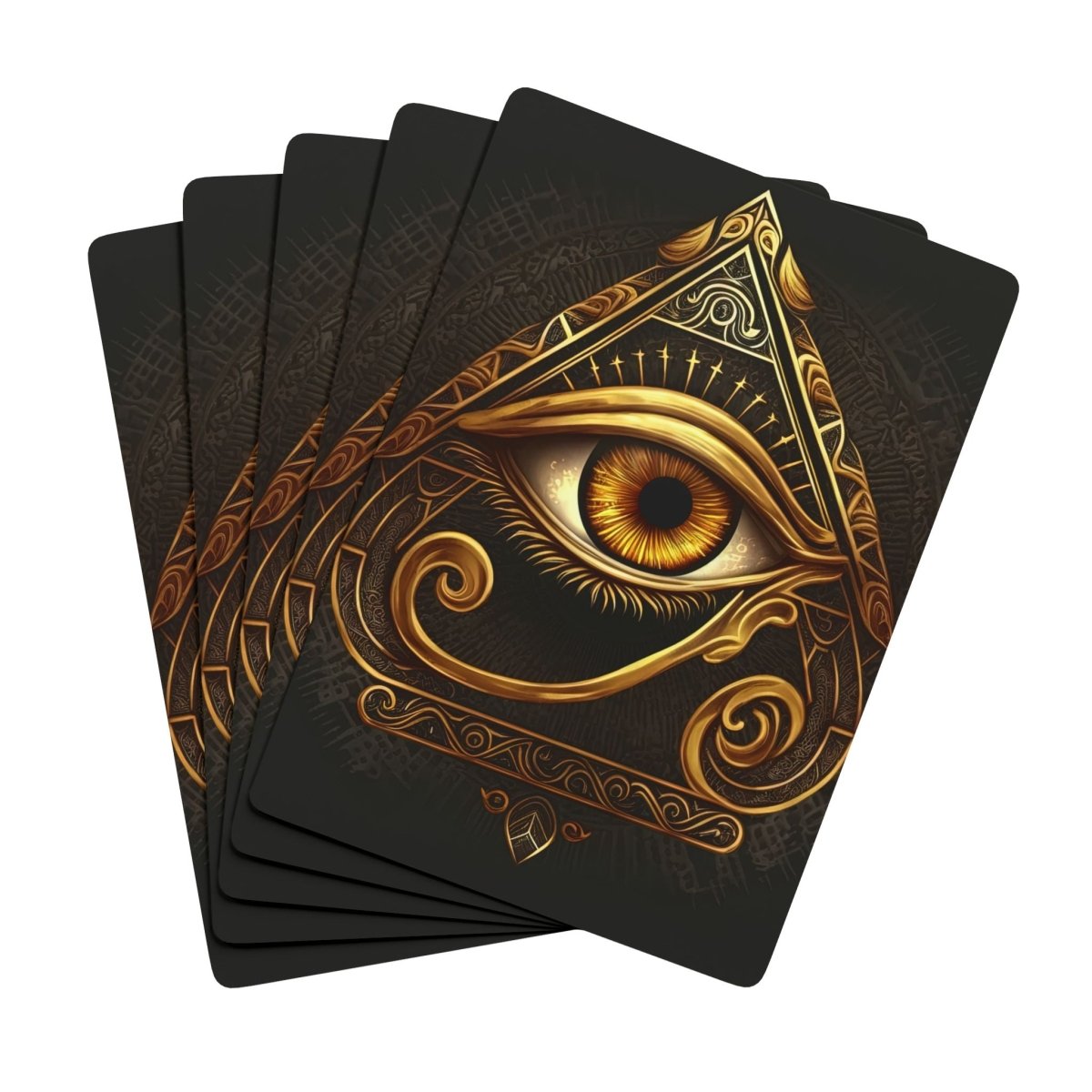 Poker Playing Cards, Eye of Horus Symbol Deck, Card Games, Poker Night Supplies, Unique Playing Cards, Egyptian Themed Game Night - Earthbound Pacific