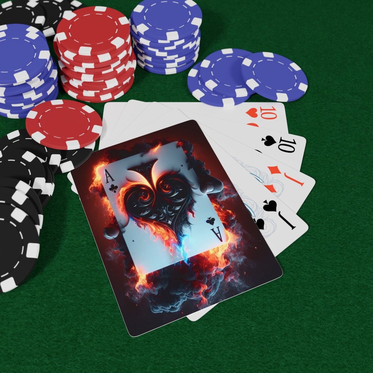 Poker Playing Cards, Gothic Inspired Ace Design 28518160973291039893 Earthbound Pacific