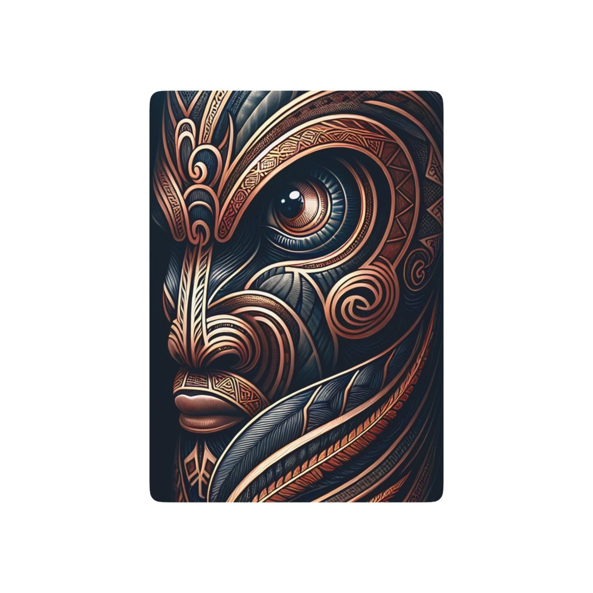 Poker Playing Cards, Maori Wood Carving Face Deck, Unique Playing Cards, Custom Cards, Artistic Poker Set, Unique Gifts for Card Players, - Earthbound Pacific