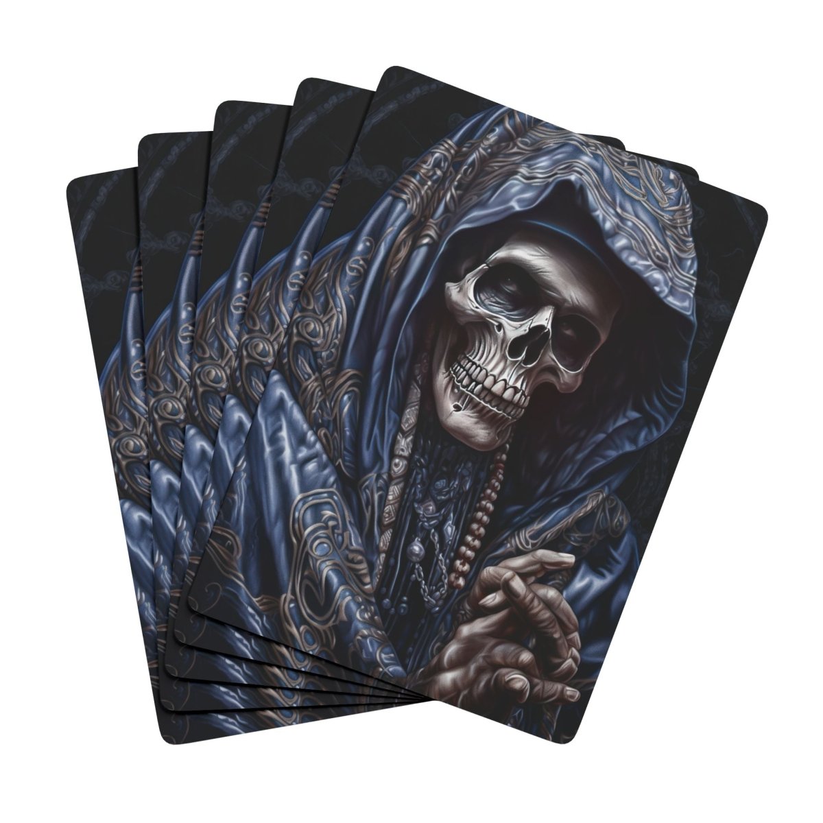 Poker Playing Cards, Scary Skull Poker Deck - Gothic Poker Cards, Halloween Playing Cards, Creepy Deck of Cards, Horror Theme Deck, Spooky - Earthbound Pacific